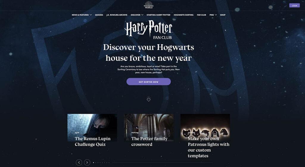 strona wizardingworld