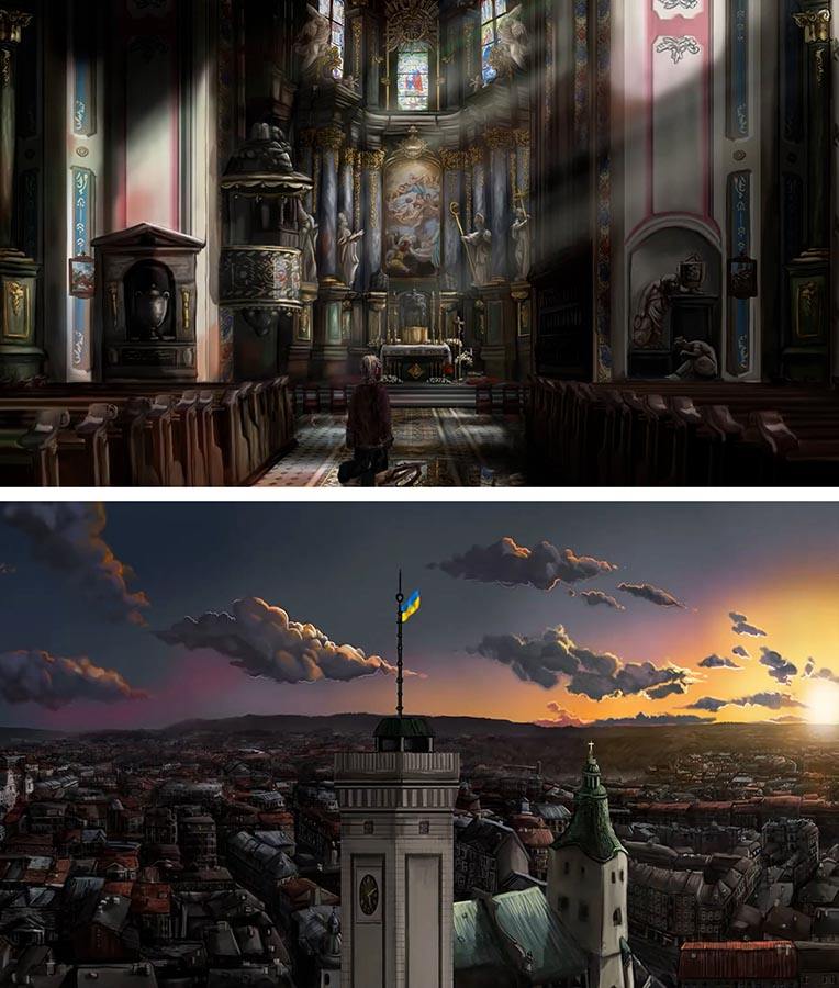Lwów na ilustracjach Olszewskiego