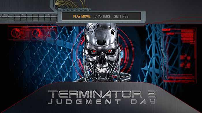 Menu płyty Terminator 2 PL 4K SDR