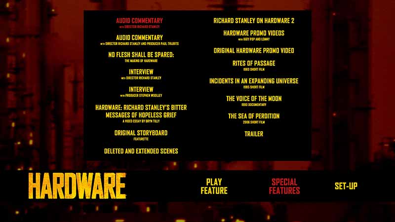 Menu dysku Hardware Umbrella - Materiały Dodatkowe